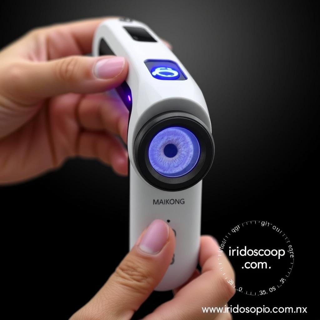 Lupa de Iridología MAIKONG para análisis del iriologo