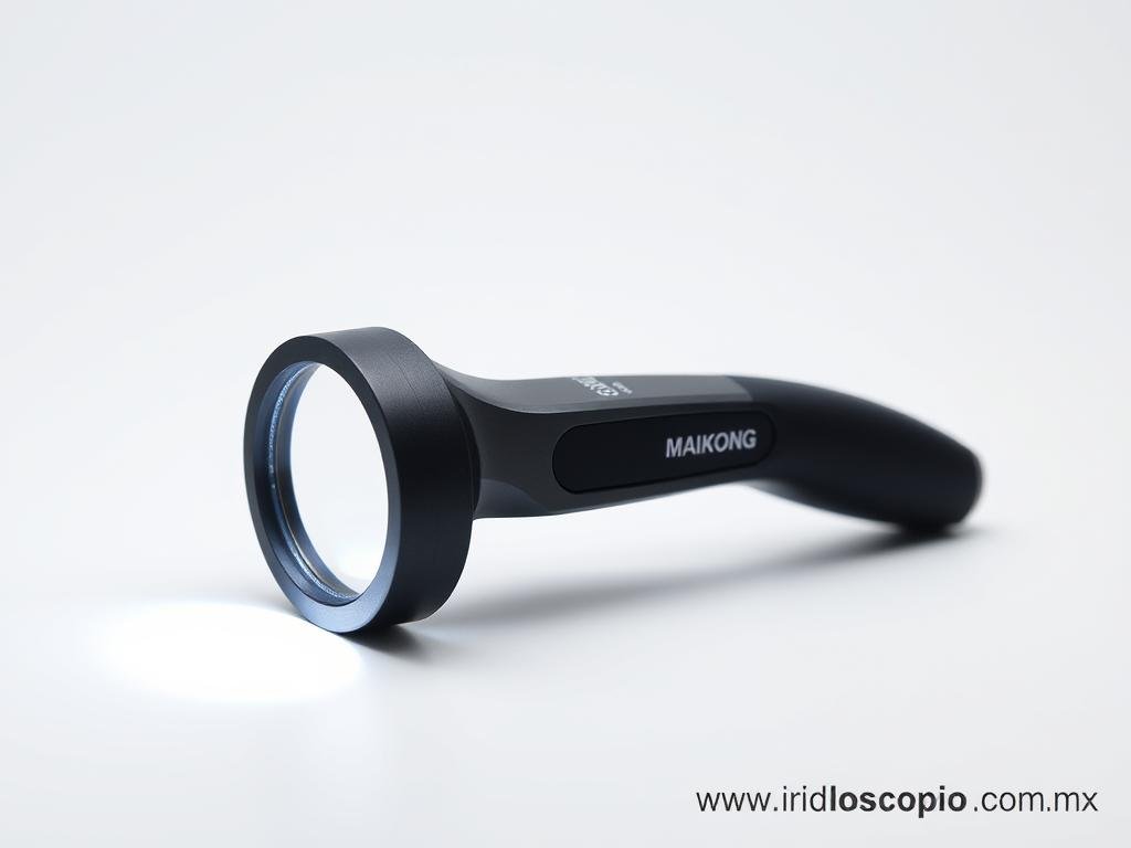 Lupa de Iridología MAIKONG para examen preliminar del arco senil