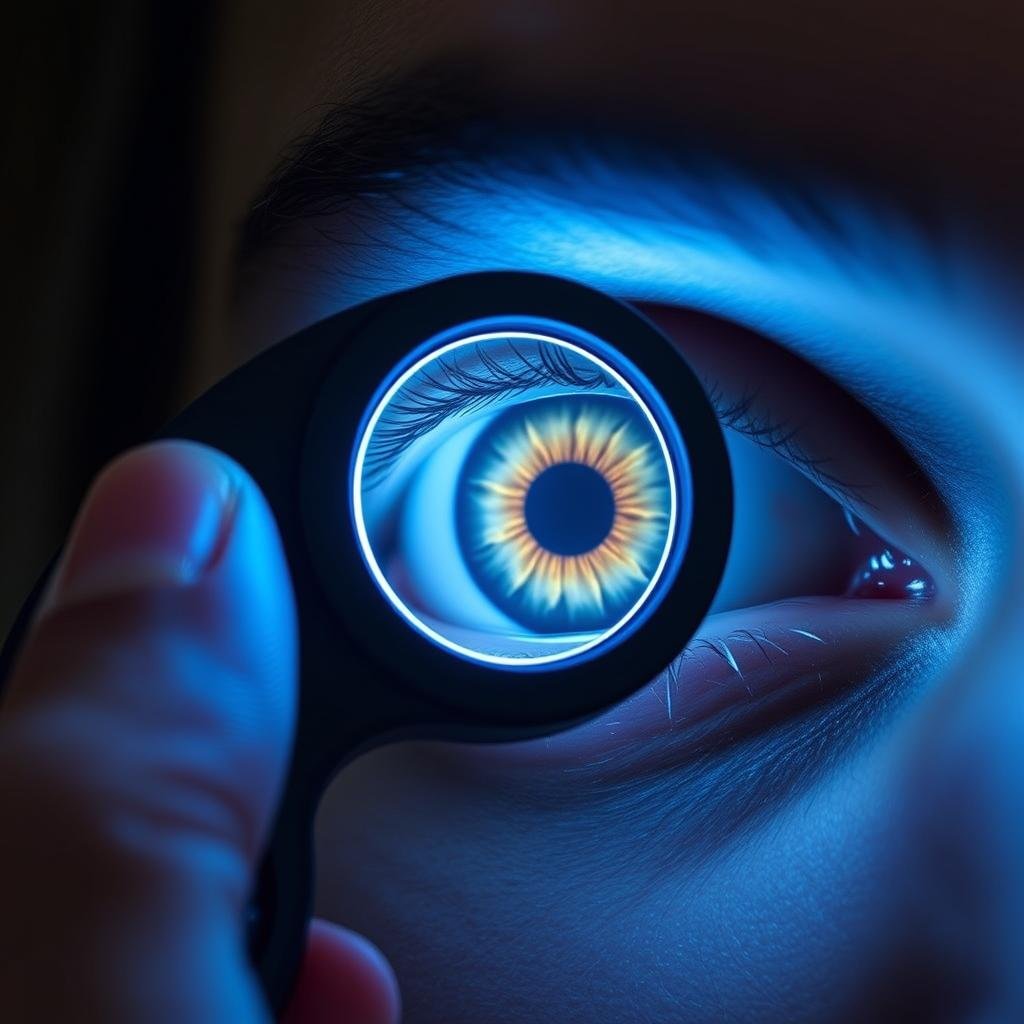 Lupa de Iridología MAIKONG para visualización del Arco Senil