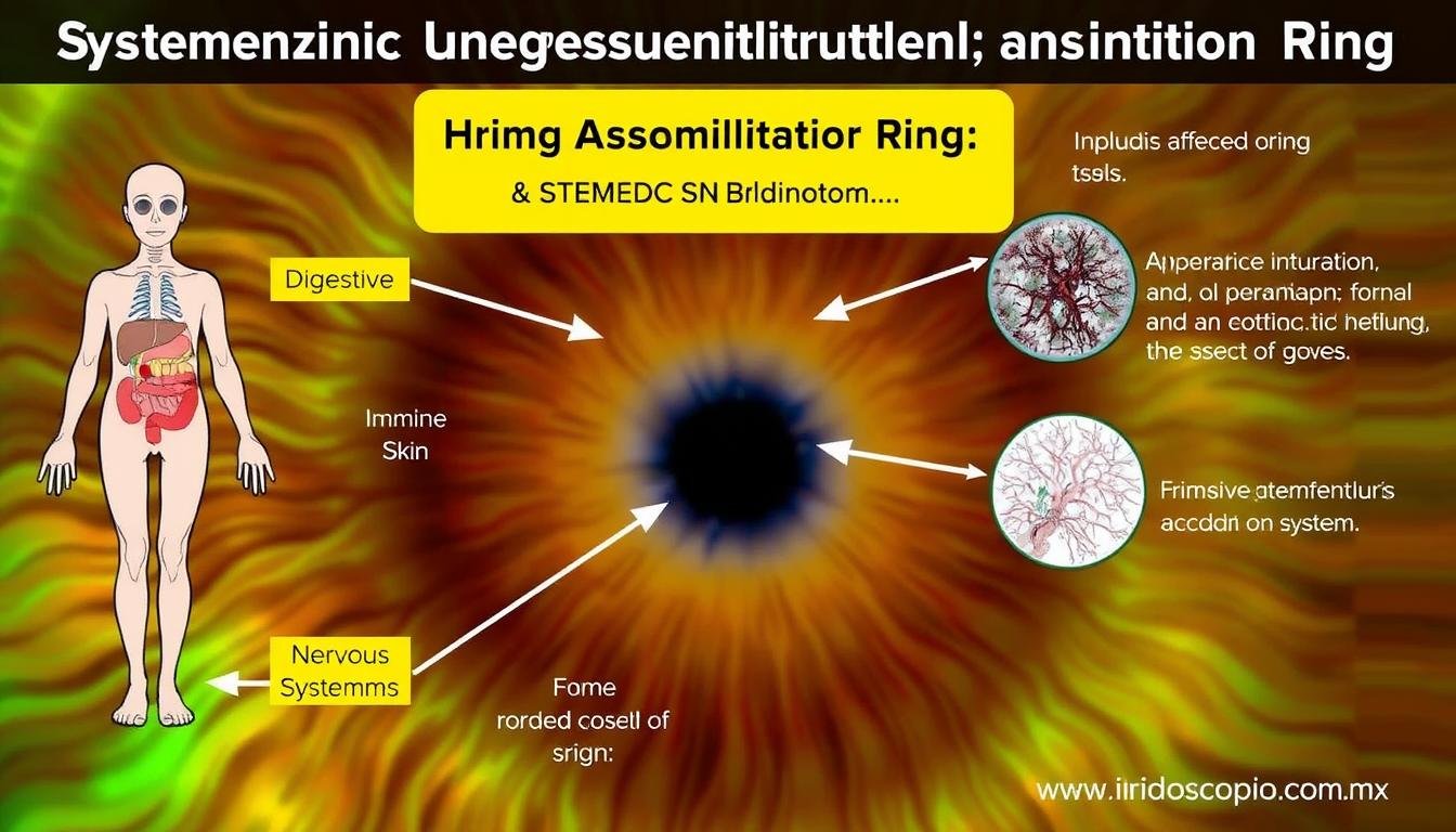 Manifestaciones sistémicas relacionadas con el anillo de asimilacion abultado en iridologia