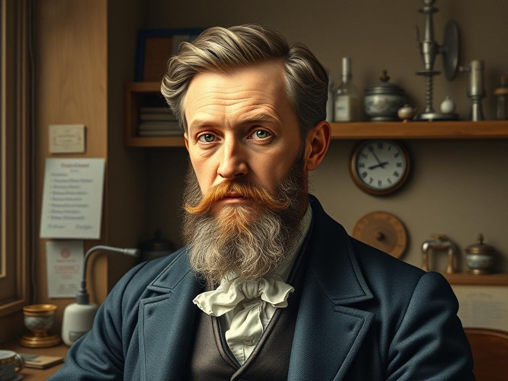 Retrato histórico de Ignaz von Peczely, considerado el padre de la iridología moderna