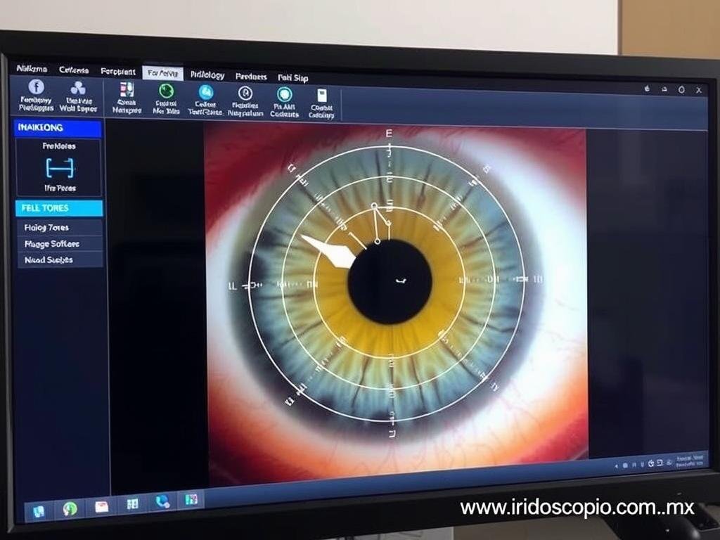 Software de análisis iridológico MAIKONG